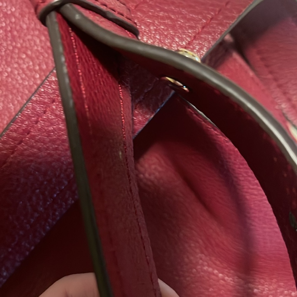 Rebecca Minkoff Red Leather Crosssbody Bag- good condition - Picture 5 of 6